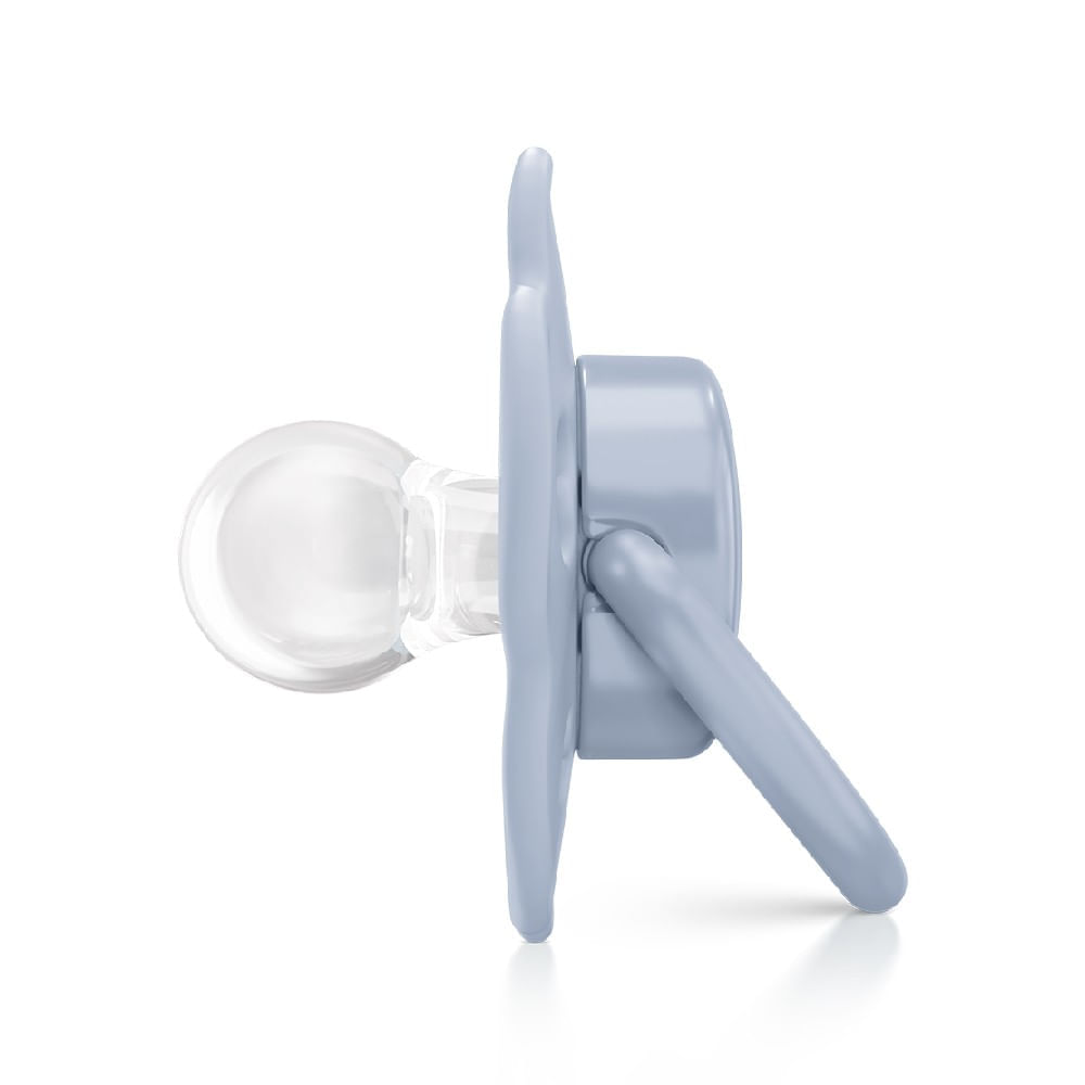 Foto 5 de Kit 2 Chupetas Candy Bico Redondo em Silicone 6m+ Azul Lillo