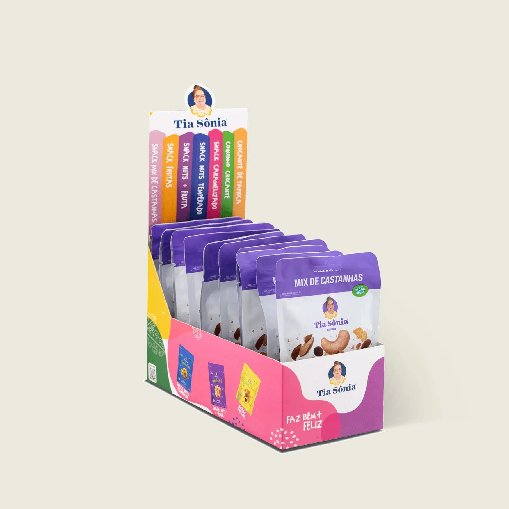 Snack Mix de Castanhas 25g (10 Unidades)