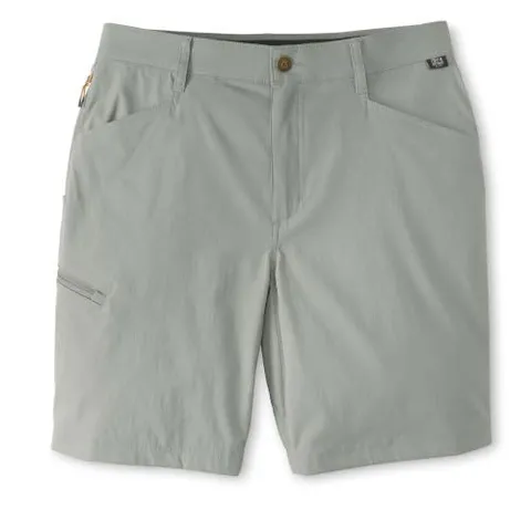 Shorts Pesca Masculino Nylon Cinza Claro
