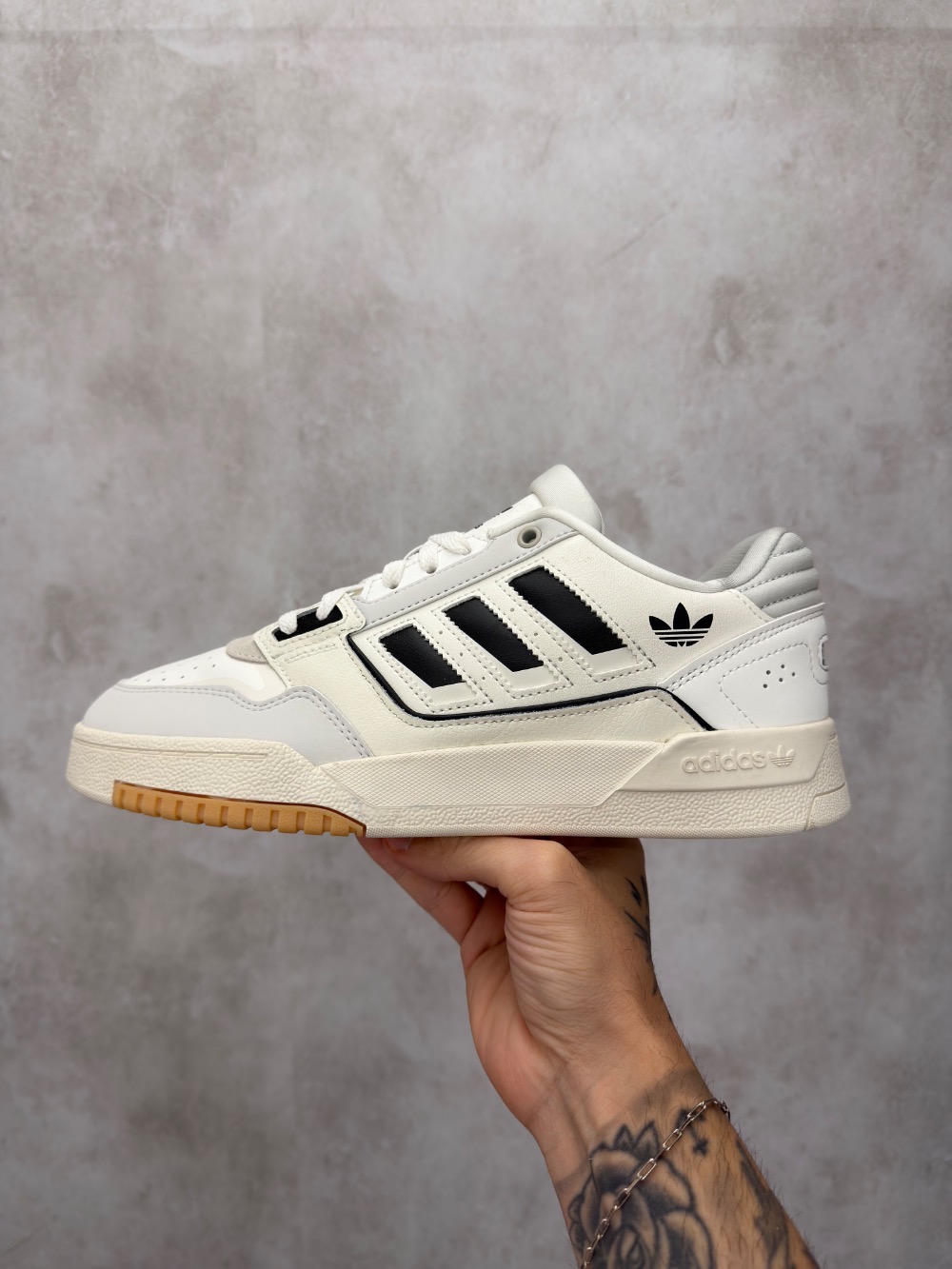 adidas Drop Step Low 2.0 Core White Core Black Grey One — 42, Novo