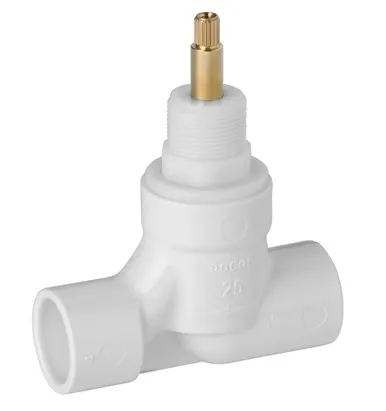 REGISTRO DB BASETEC PVC CERAM 1/2 VOLTA - 25MM DOCOL