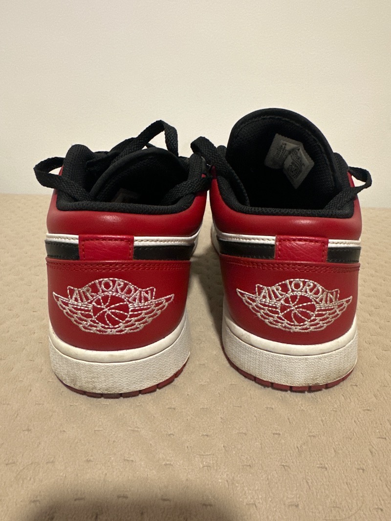 Foto 4 de Air Jordan 1 Low Bred Toe Gym Red — 41, Usado