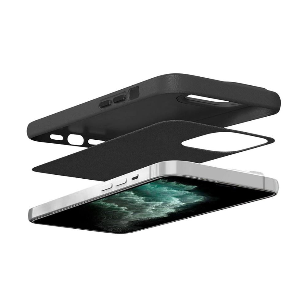 Foto 5 de Capa para iPhone 11 Pro Max - Couro Dual Preta - Gshield
