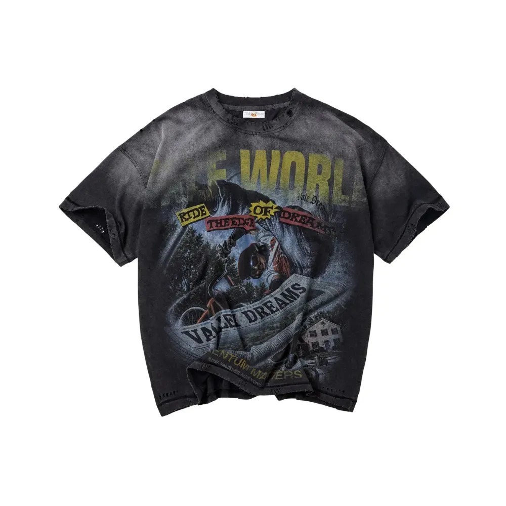 Camiseta Vale Lives Forever Newspaper Tee Black — XG, Novo