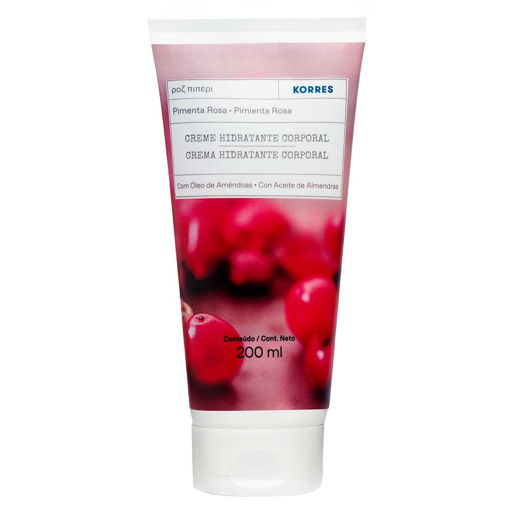 Creme Hidratante Corporal Korres – Pimenta Rosa — 200ml