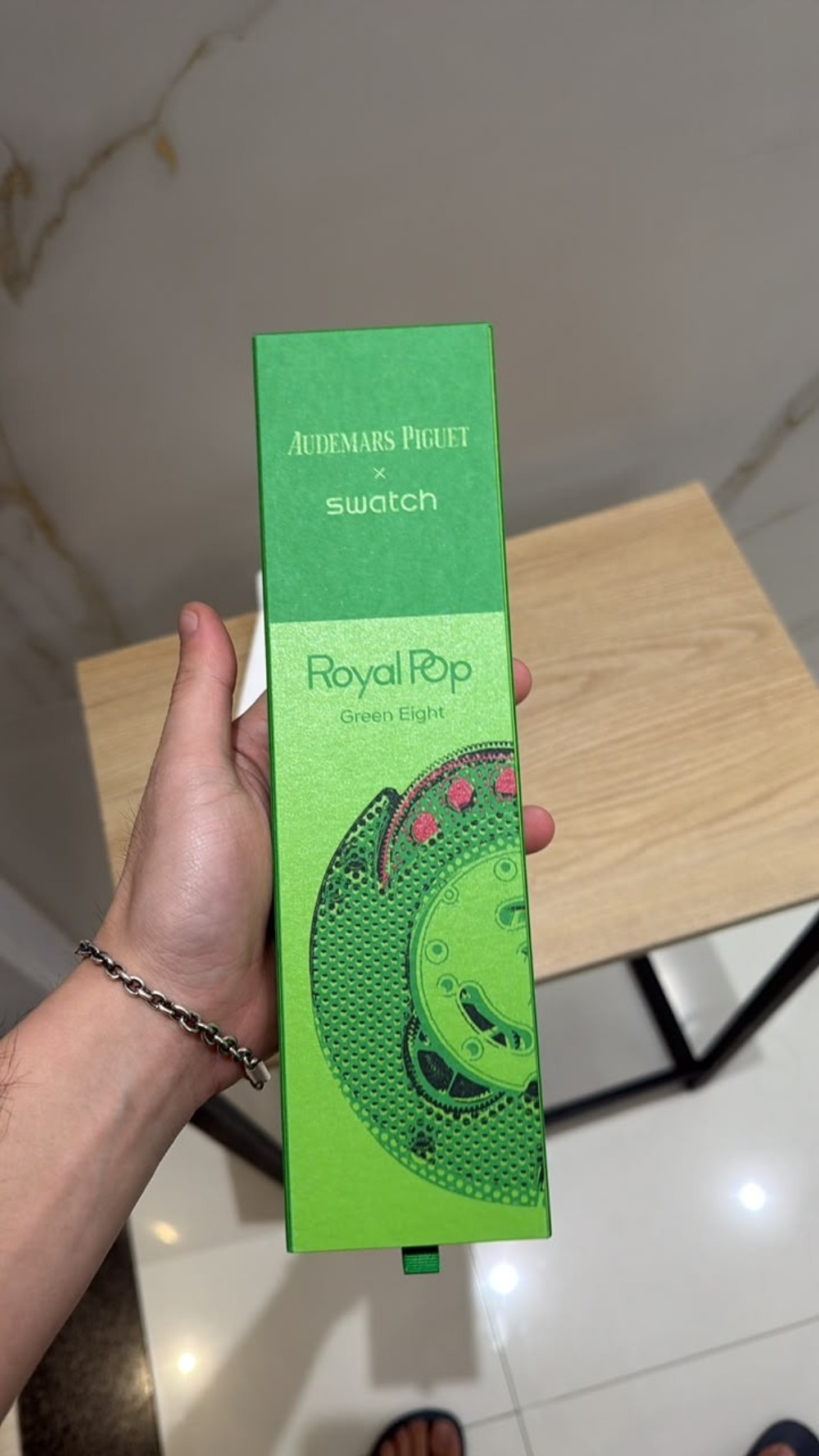 Audemars Piguet x Swatch Relógio Royal Pop GREEN EIGHT 40 mm — Único, Novo