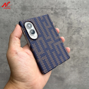 Capa de Fibra de Carbono com Padrão Empresarial para Magsafe para Samsung Galaxy Z Fold 8 Ultra Fold8 Proteção de Do