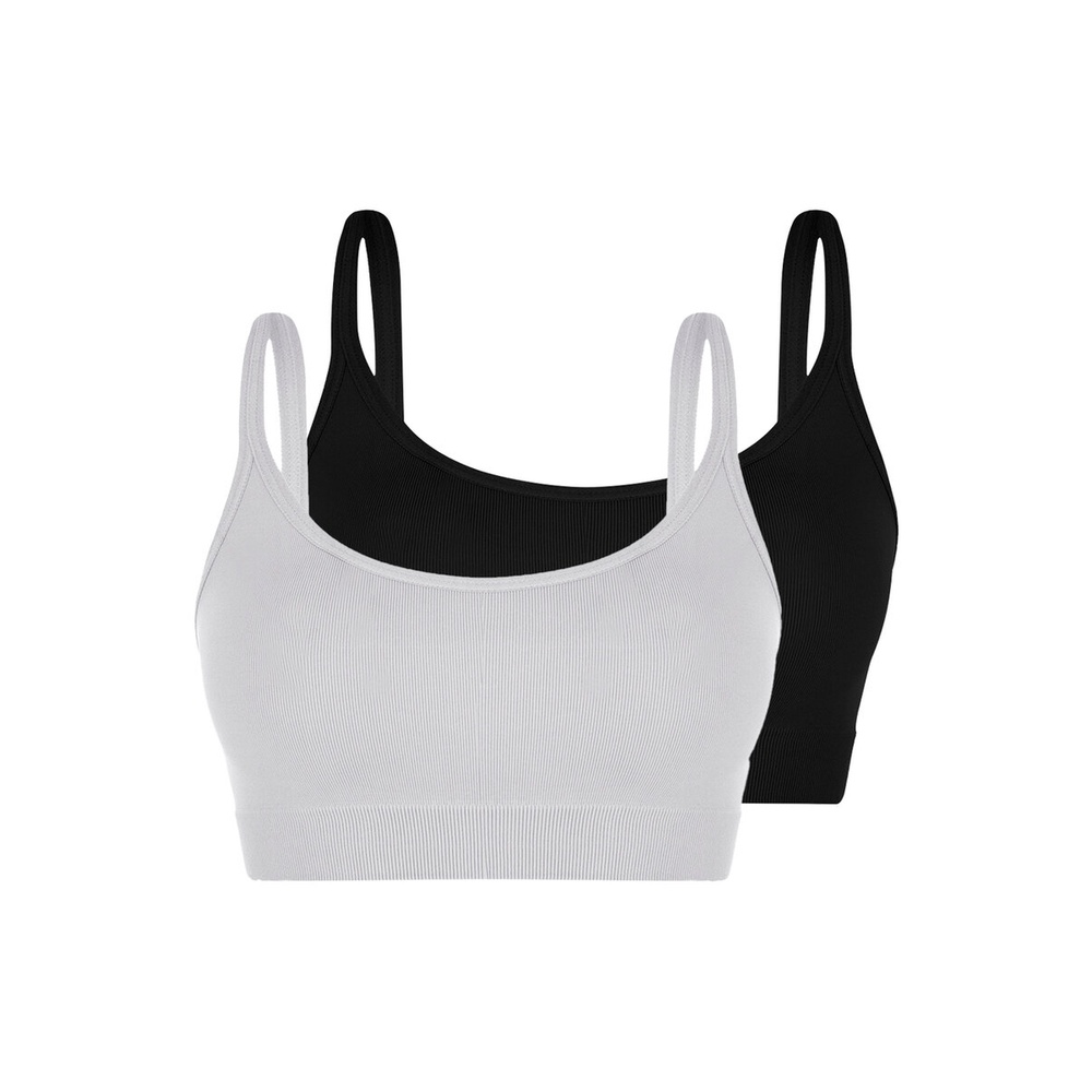 Kit com 2 Tops sem Aro e sem Bojo Loba 41018-001 Colorido
