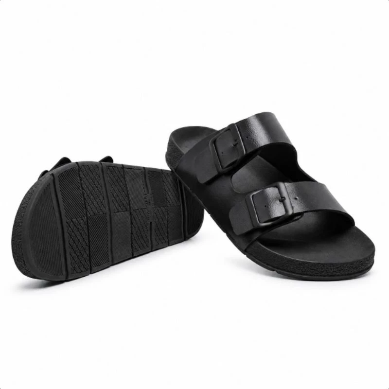 Foto 4 de chinelo masculino com fivelas