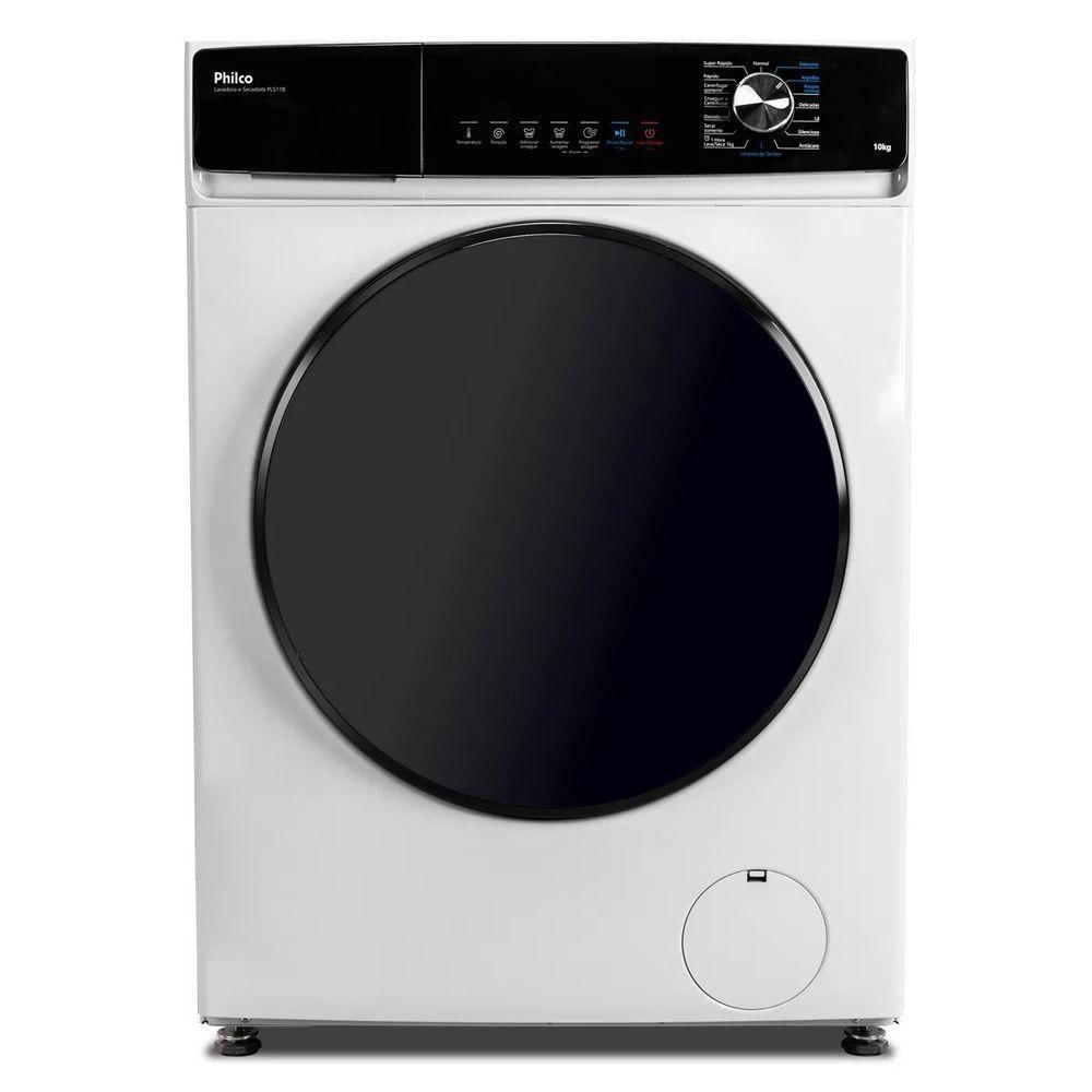 Lava e Seca Philco PLS11B Invertplus 10kg 7kg 16 Programas Branco 220V