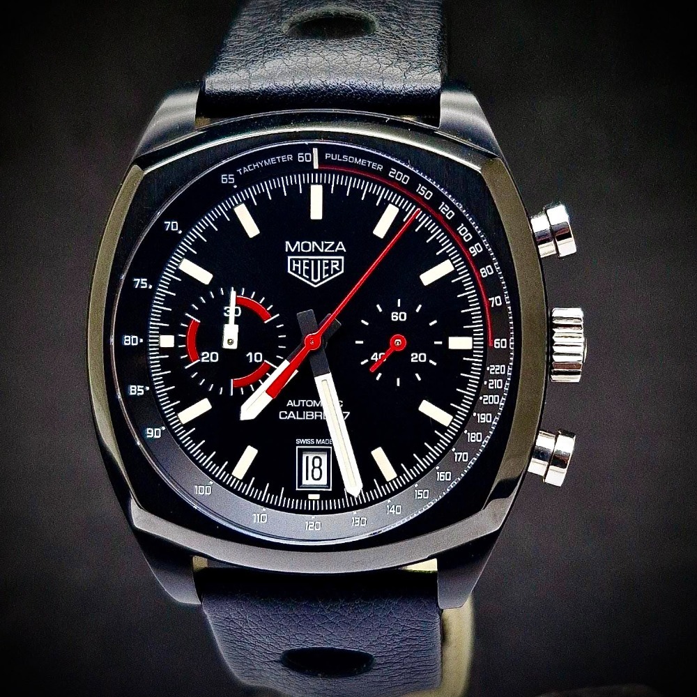 Relógio Tag Heuer Monza Heritage Calibre 17 42 mm — Único, Usado