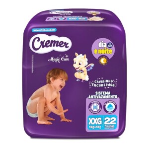 Fralda Cremer Econômica Xxg 22 Unidades