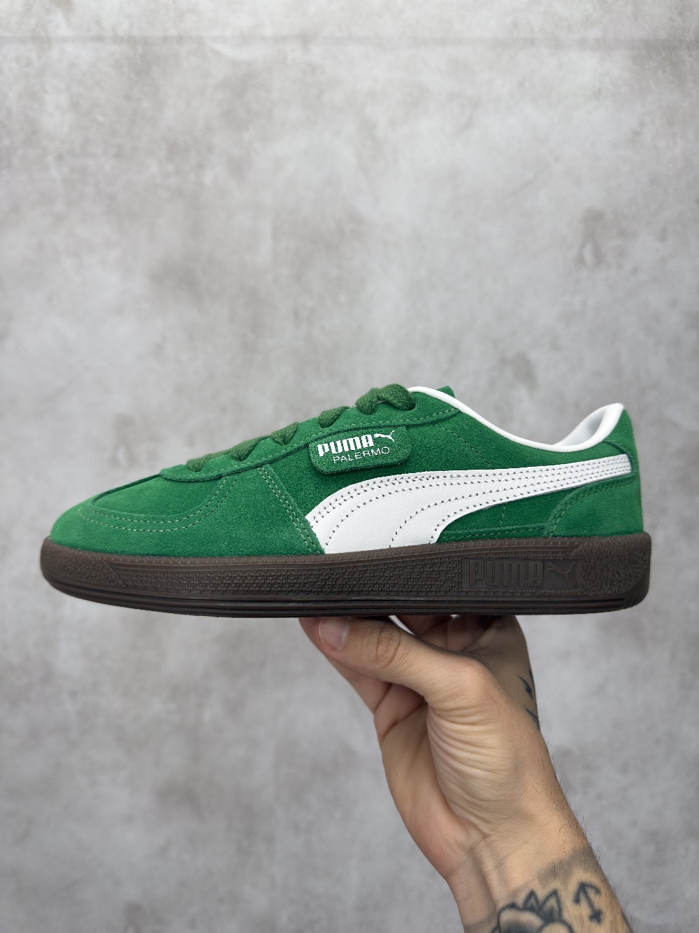 Puma Palermo Dark Green — 35 / 36 / 37 / 38, Novo
