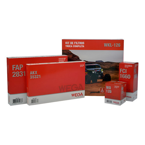 Kit Filtros Palio 2004 2005 2006 1.3 4cc 8v