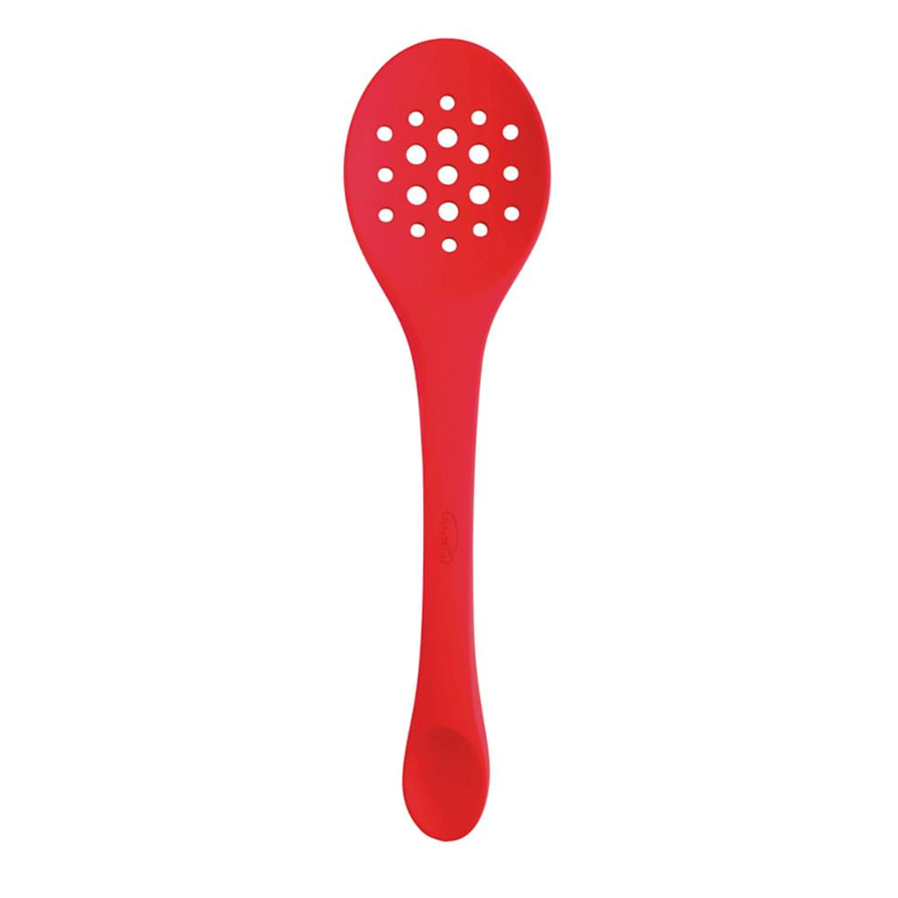 Colher Vazada 2 em 1 Multiuso Vermelho Cozinha Luxo Chef'n