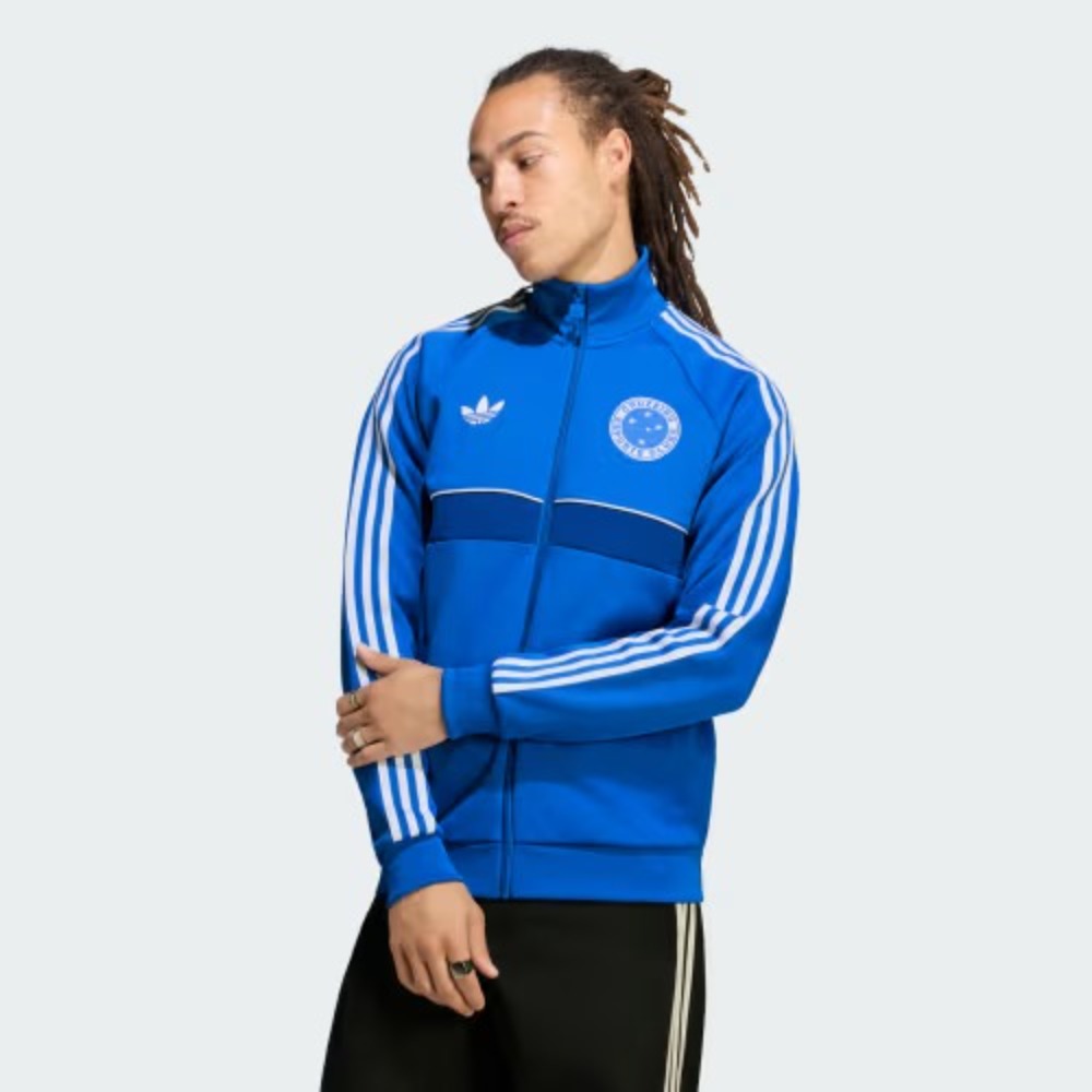 Jaqueta adidas Cruzeiro Esporte Clube Royal Blue — M / G, Novo