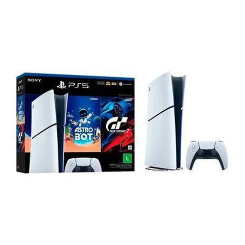 PlayStation 5 Digital 825GB DualSense 2 Jogos