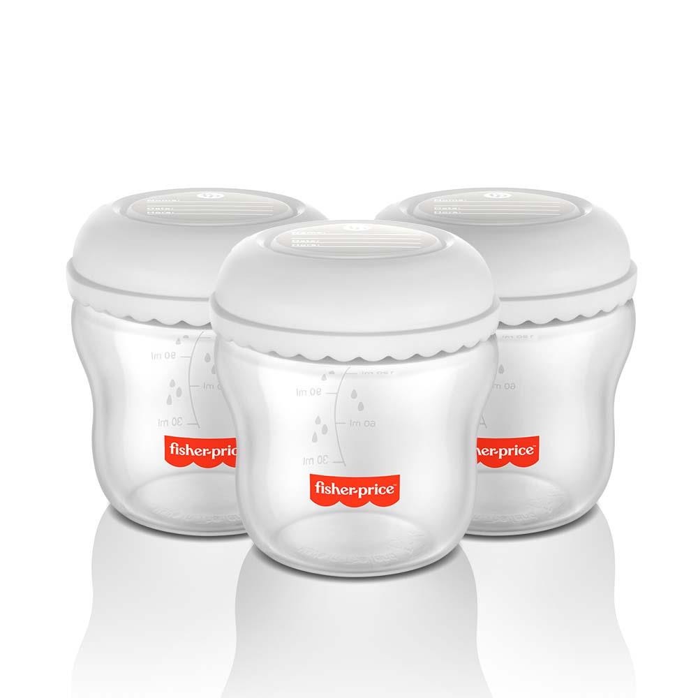 Kit 3 Frascos para Armazenar Leite Moms Essentials - BB1077