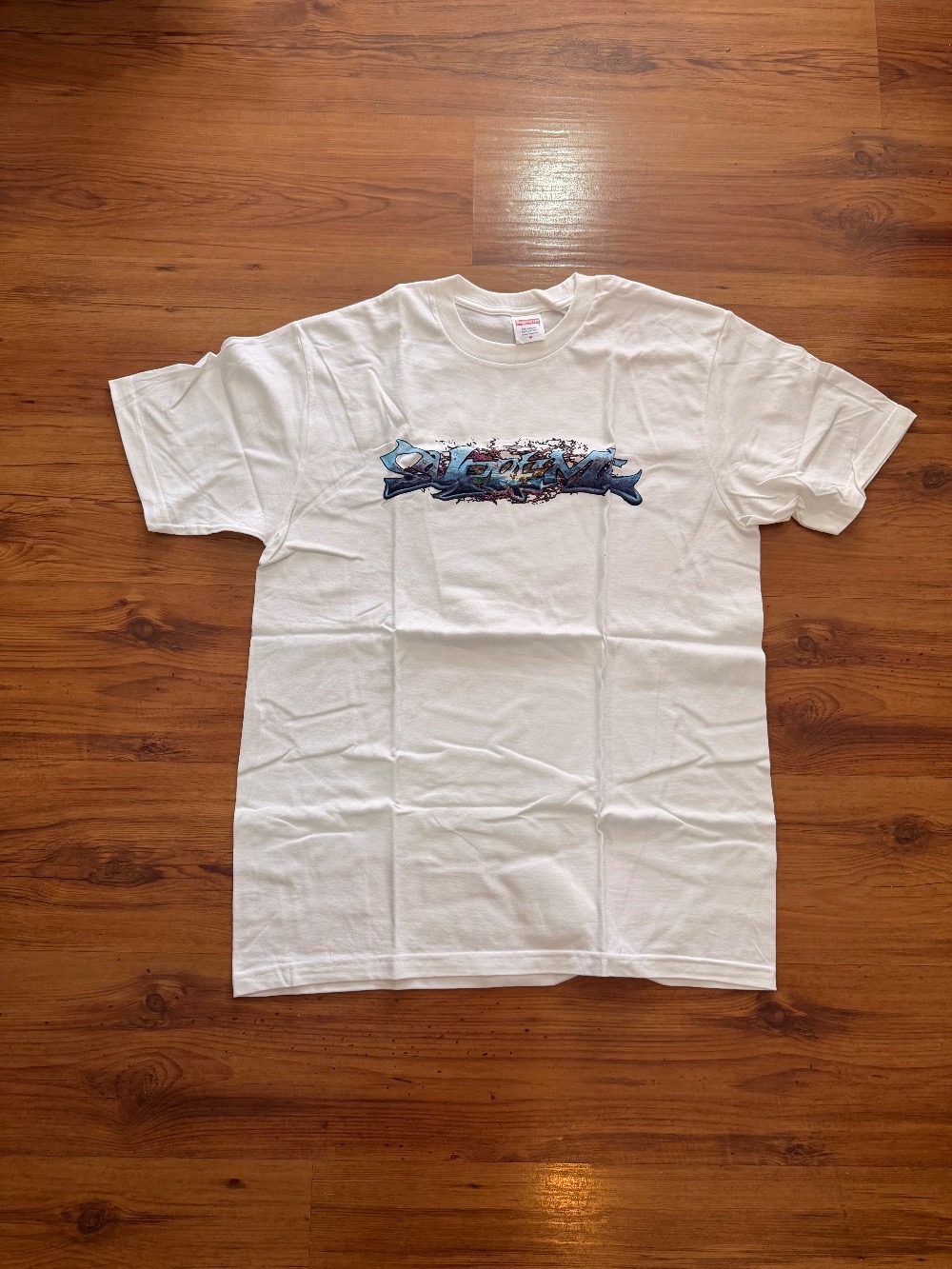 Camiseta Supreme Tag White FW25-W17 — XG, Novo