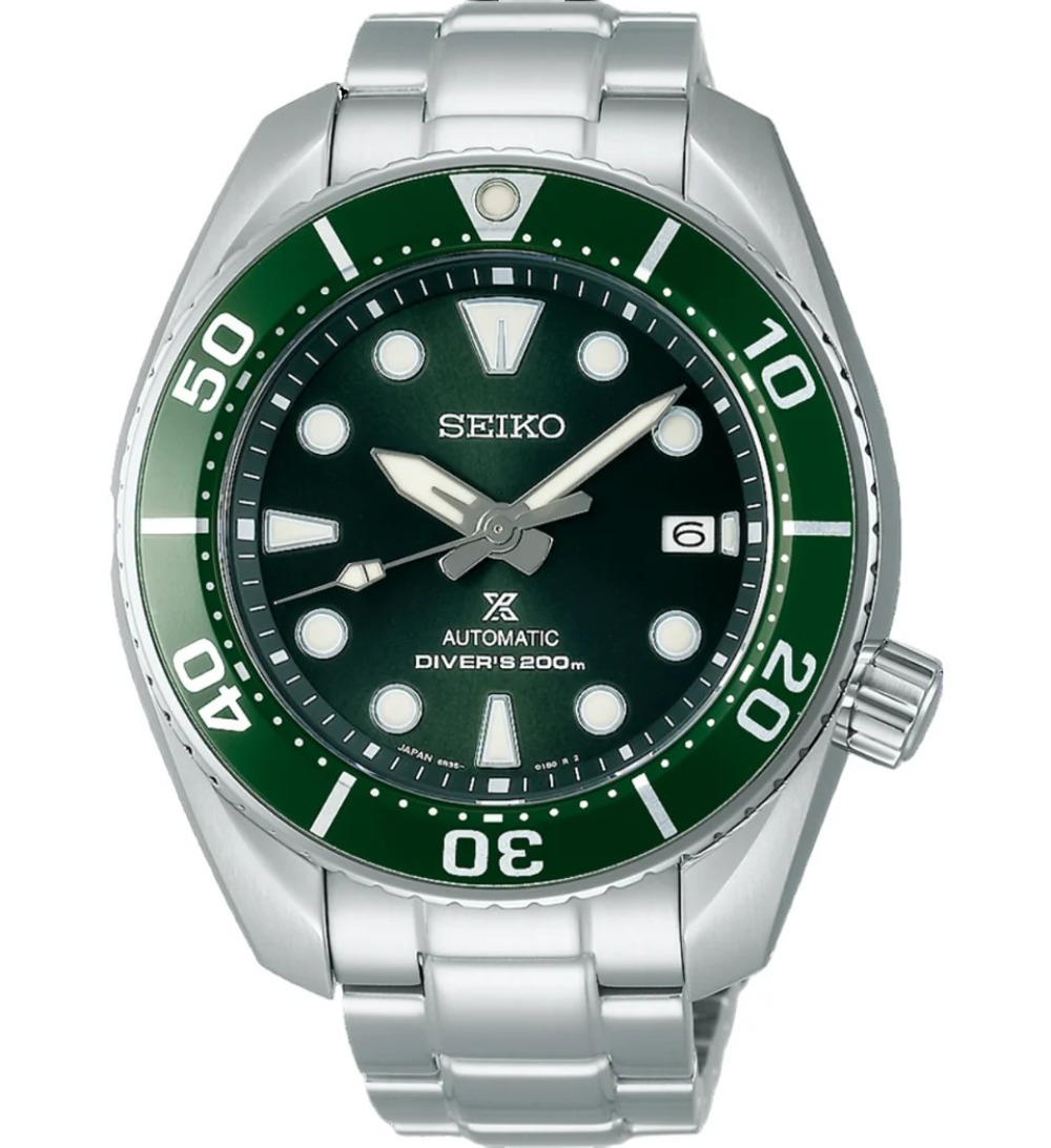 Relógio Seiko Prospex King Sumo Green 45 mm — Único, Novo