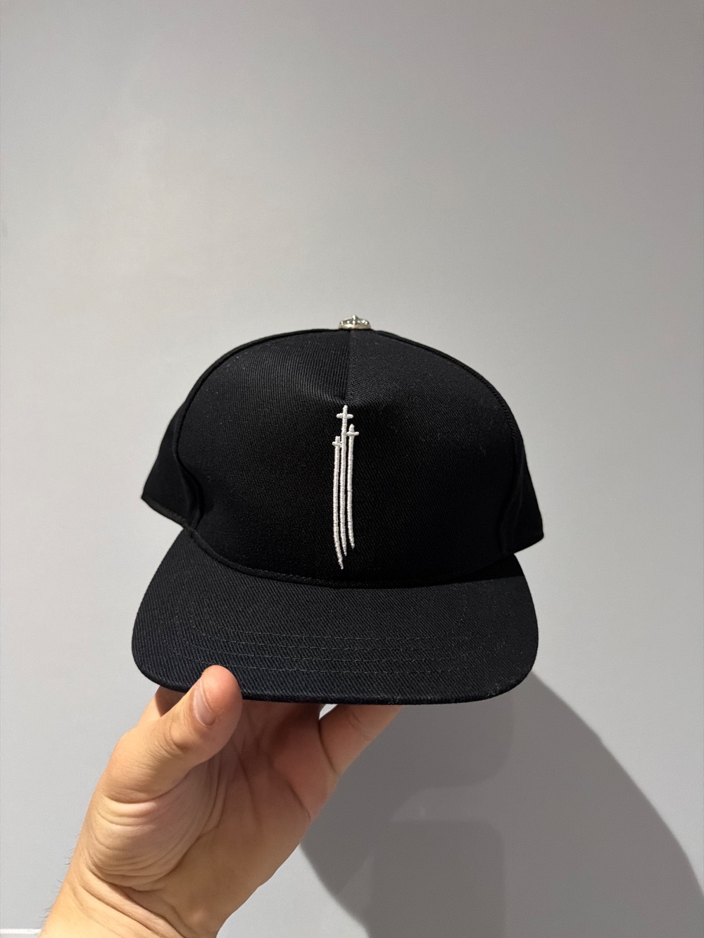 Boné Chrome Hearts RS3 Baseball Black — Único, Novo