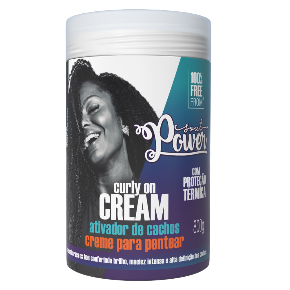 Ativador de Cachos Soul Power - Curly On Cream — 800g