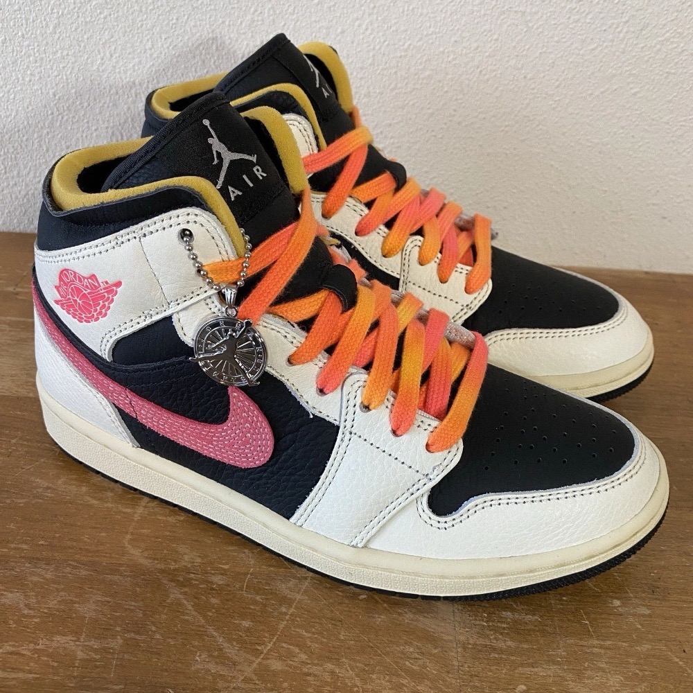 Air Jordan 1 Mid SE Edge Flight Club Pale Ivory — 39.5, Novo