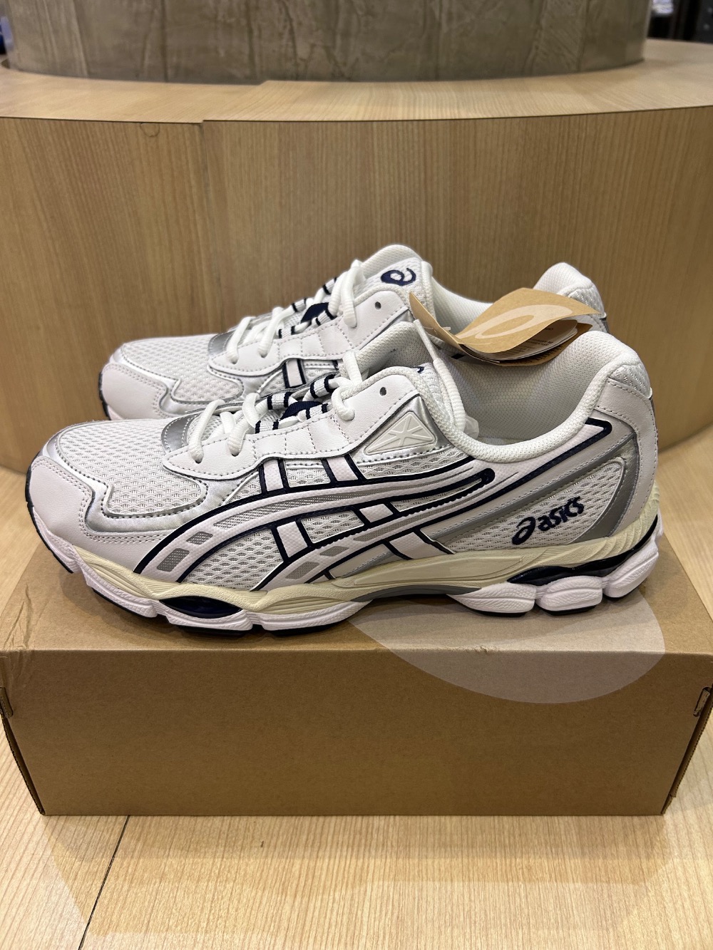 Asics Gel-NYC 2055 White Midnight Blue — 39 / 40 / 41 / 42, Novo