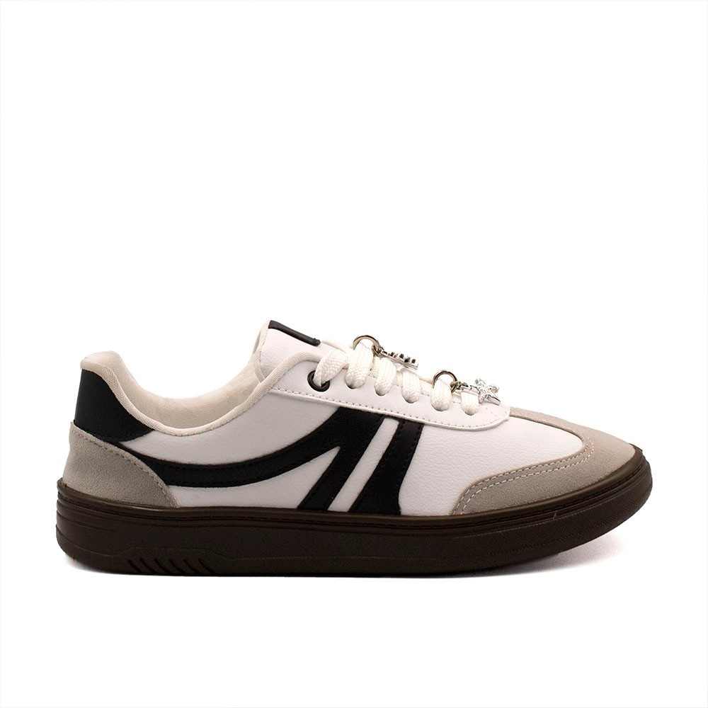 Tênis Zatta Casual Pingente Pietra Bicolor