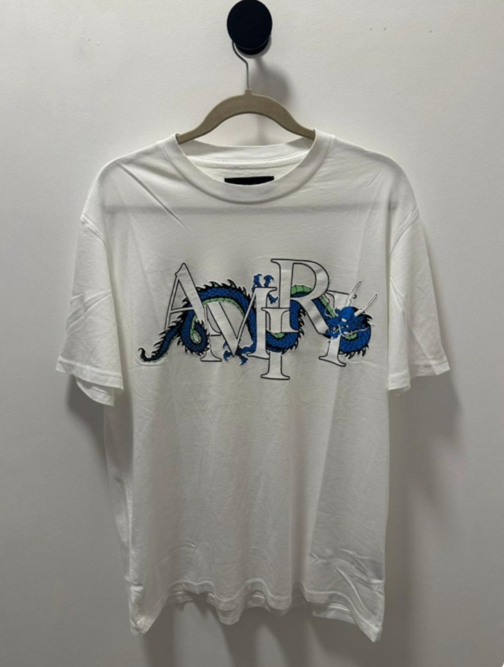 Camiseta Amiri CNY Dragon White — XG, Novo