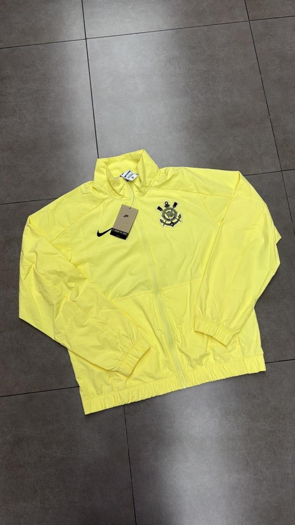 Jaqueta Nike Corinthians Hino Repel III Sportswear Yellow — 2XG, Novo