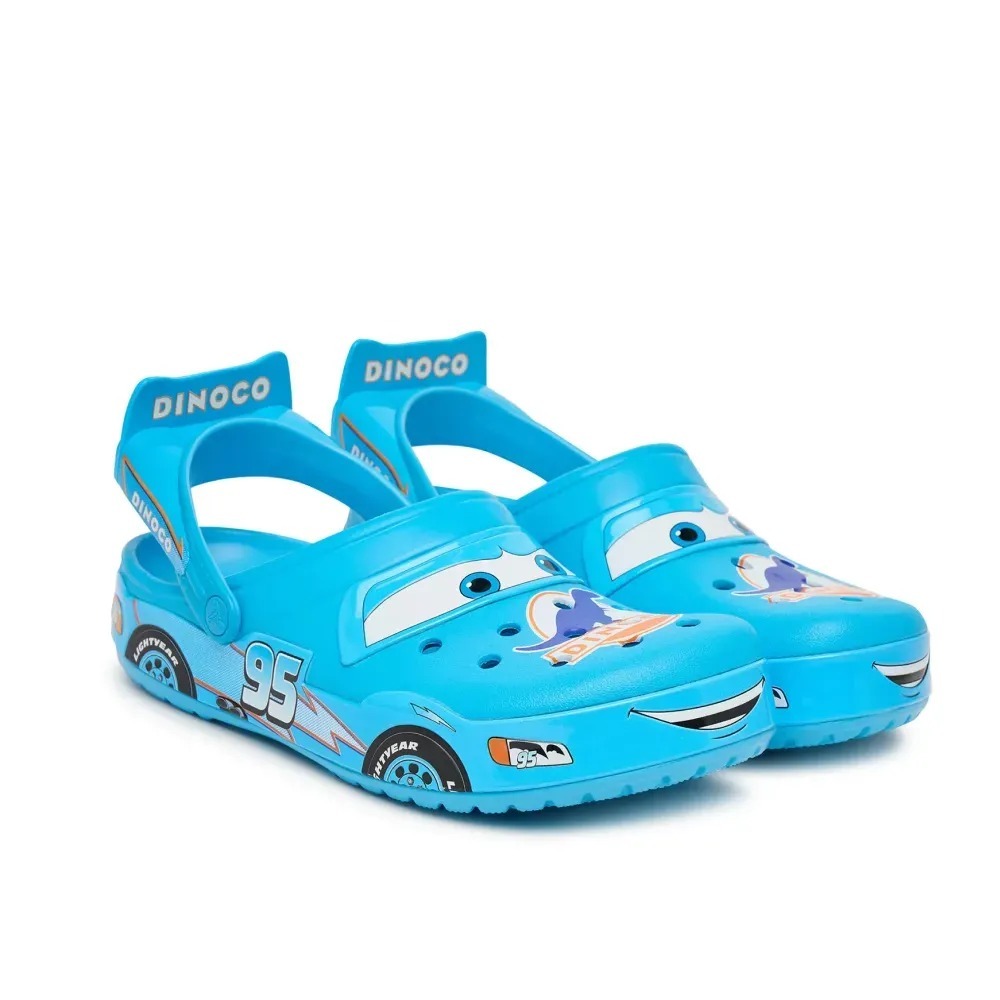 Cars x Crocs Crocband Lightning McQueen Dinoco Blue — 38, Novo