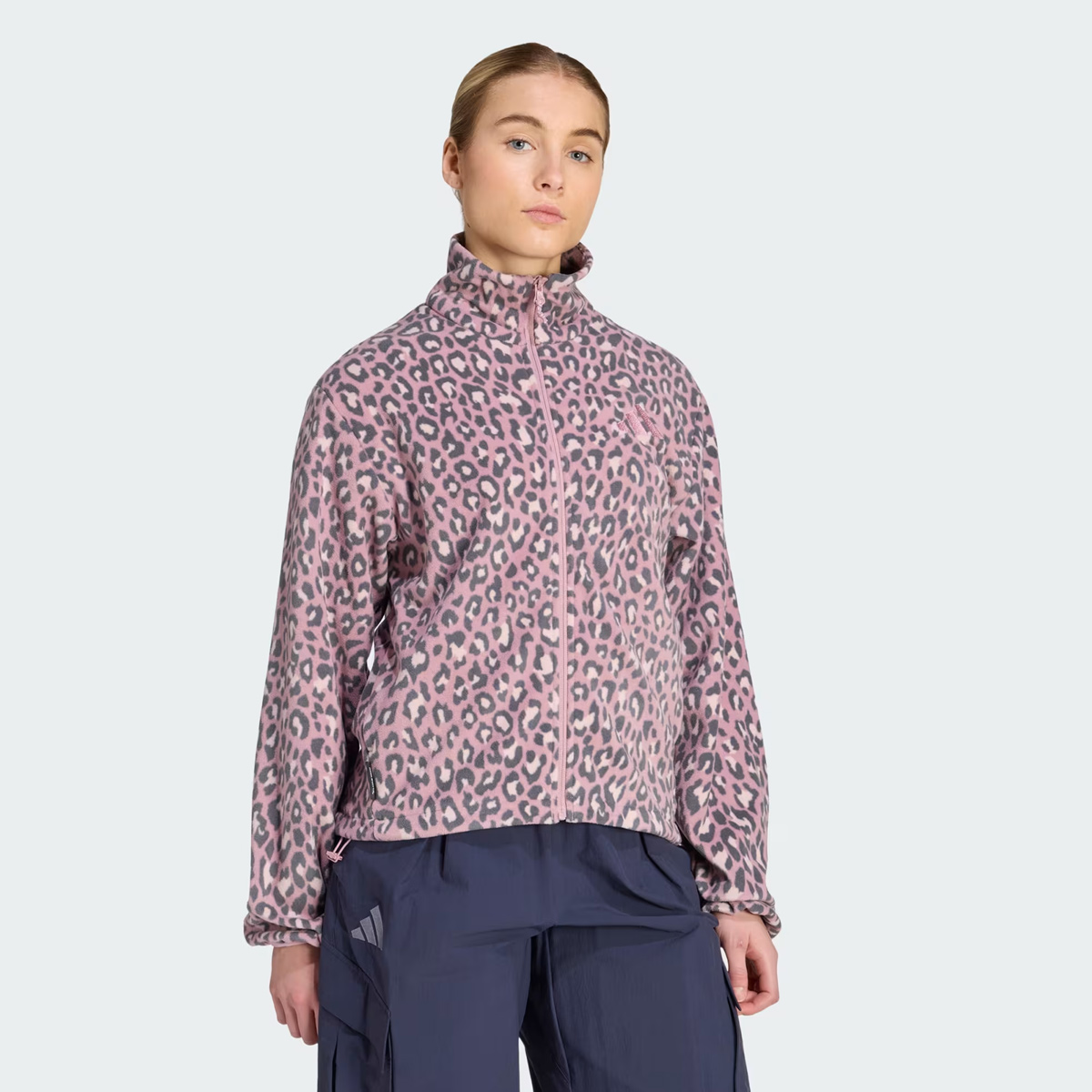 Jaqueta Adidas Terrex Multi Climawarm Fleece Feminina Rosa