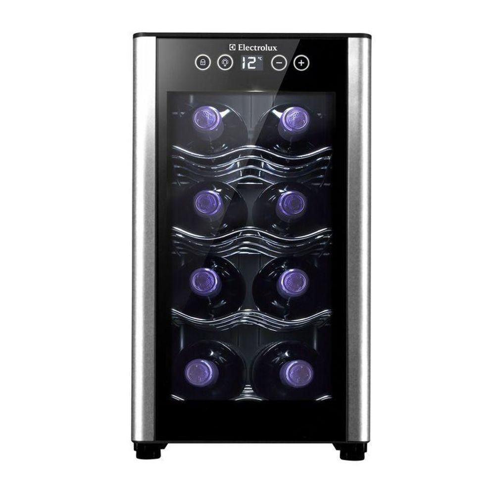 Adega de Vinhos Electrolux ACB08 8 Garrafas 1 Porta Preto Bivolt