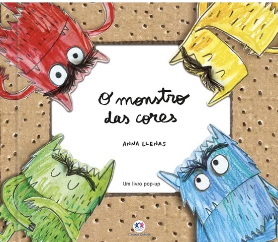 Livro O monstro das cores (pop up) interativo