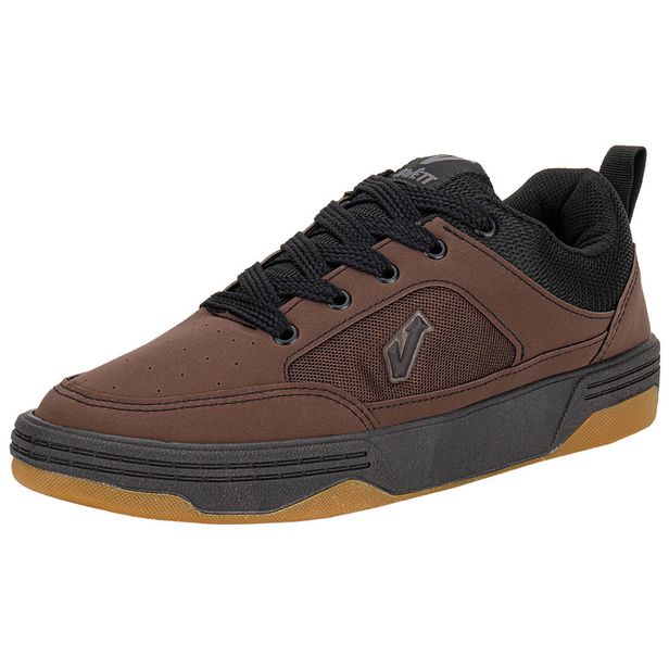 Tênis Masculino Buster Ravett R0400 CAFÉ/PRETO 39