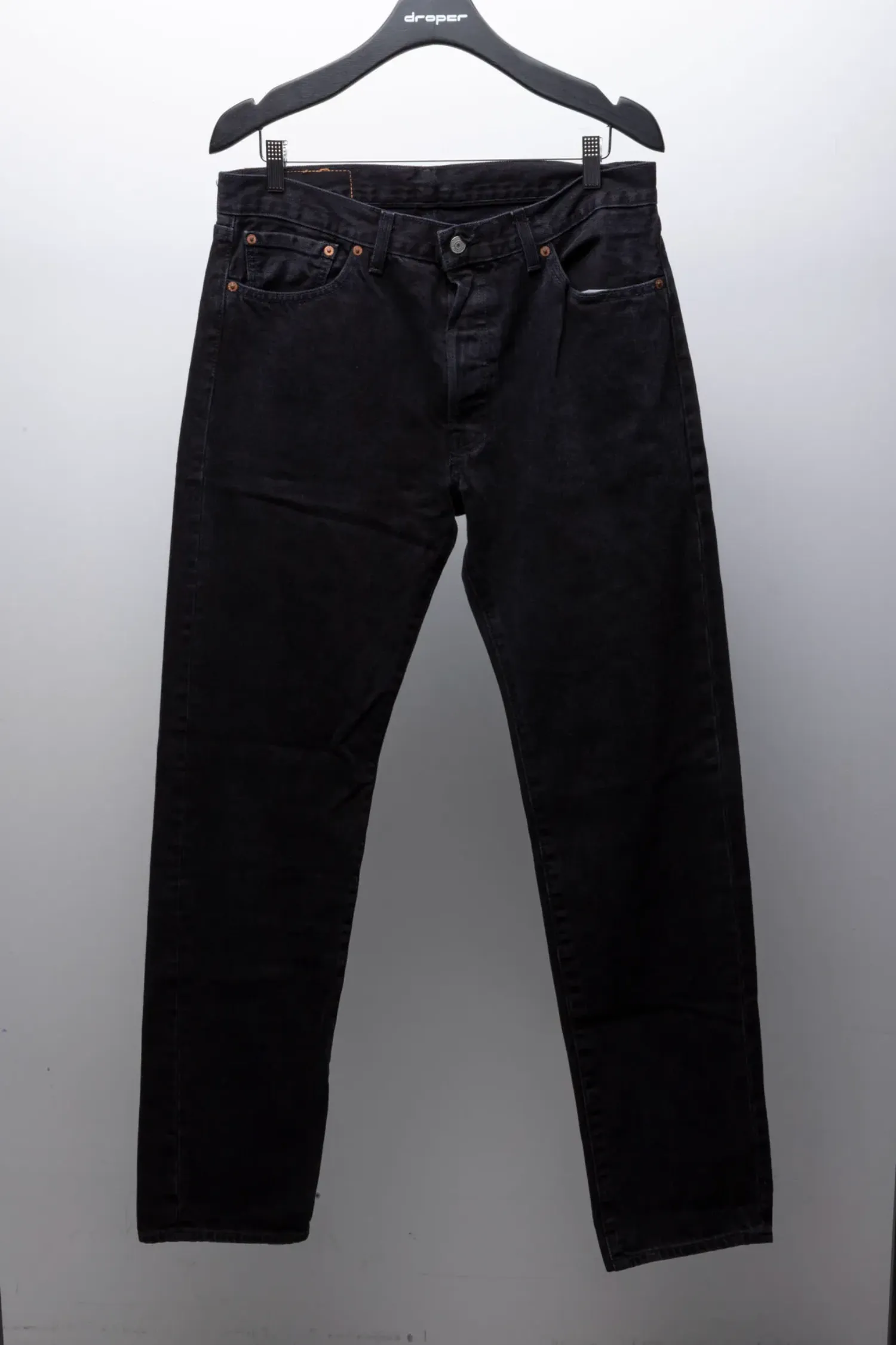 Calça Denim Tears Plain Jane Black — 42 / 44, Novo