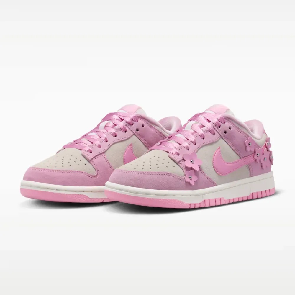 Nike Dunk Low SE Florette Pink Foam Sail — 36, Novo