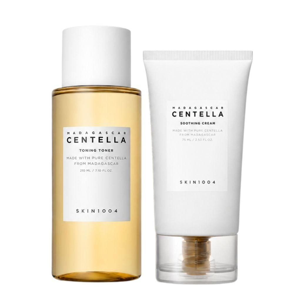 Kit Skin1004 Madagascar Centella: Tônico Facial 210ml e Creme Facial 75 ml