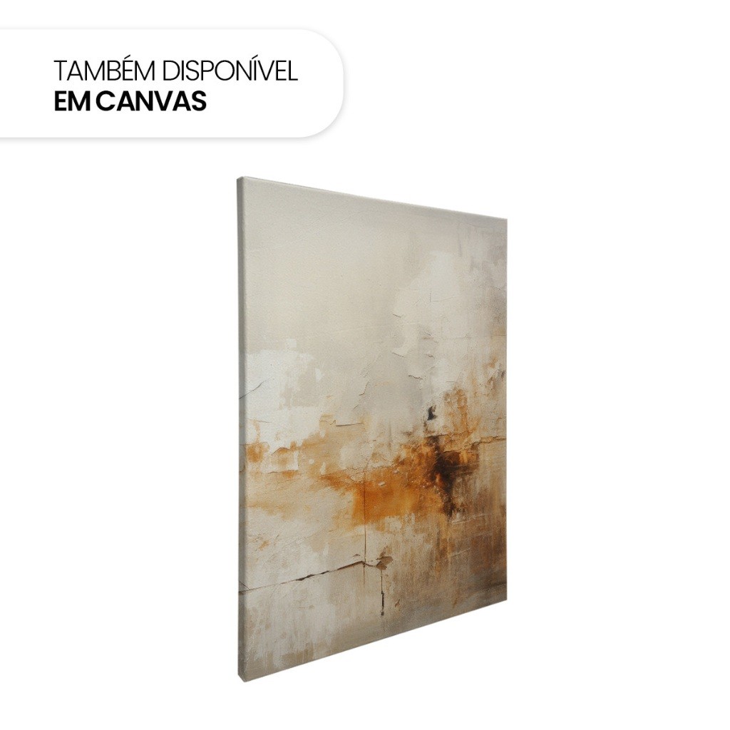Foto 2 de Quadro em Canvas 2 Telas Reflexos do Outono Abstrato Díptico Para Sala Quarto Escritório