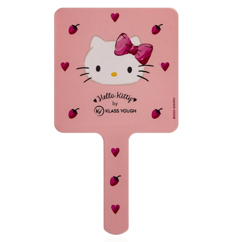Foto 3 de Espelho para Mãos Quadrado Hello Kitty Rosa Klass Vough