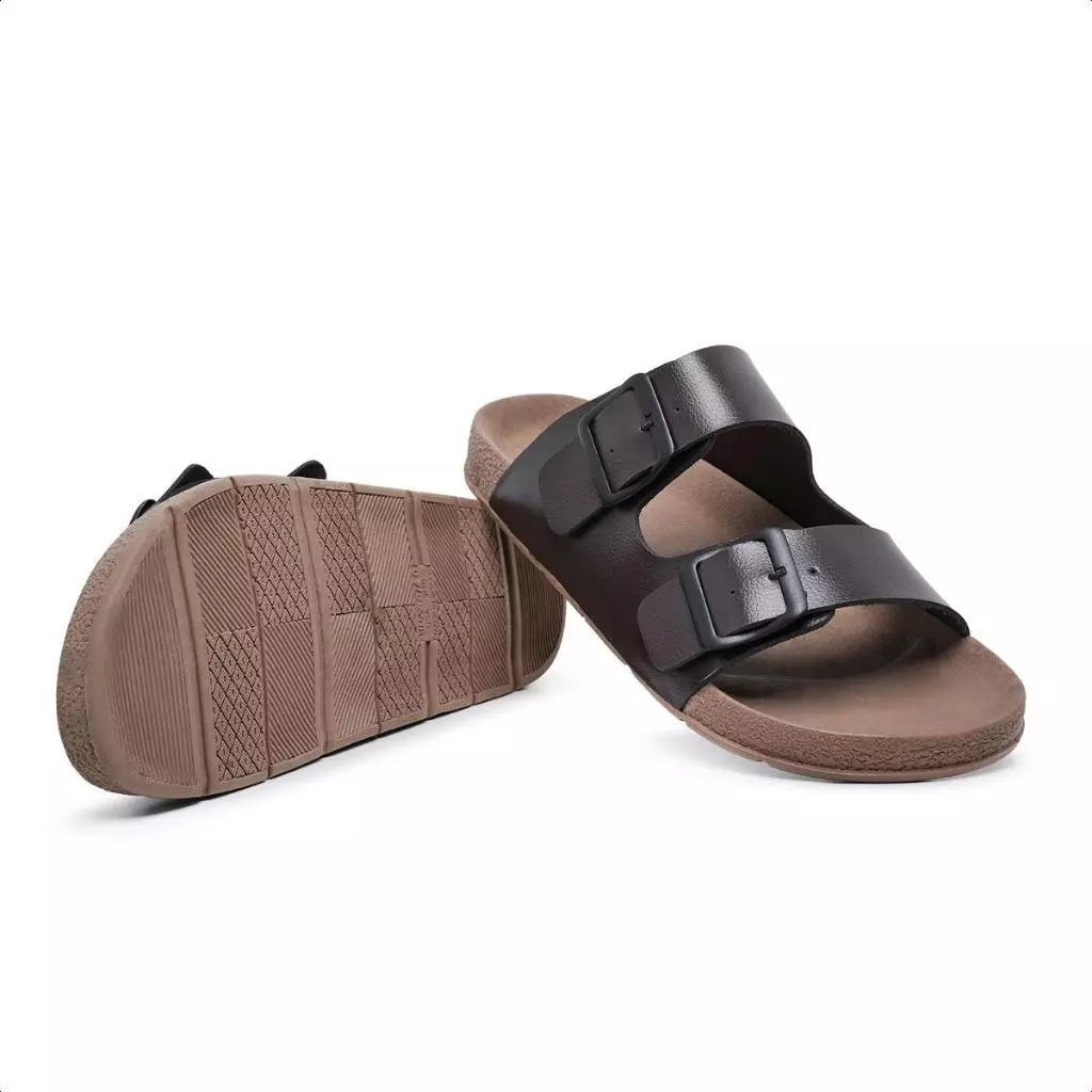 Foto 2 de chinelo masculino com fivelas