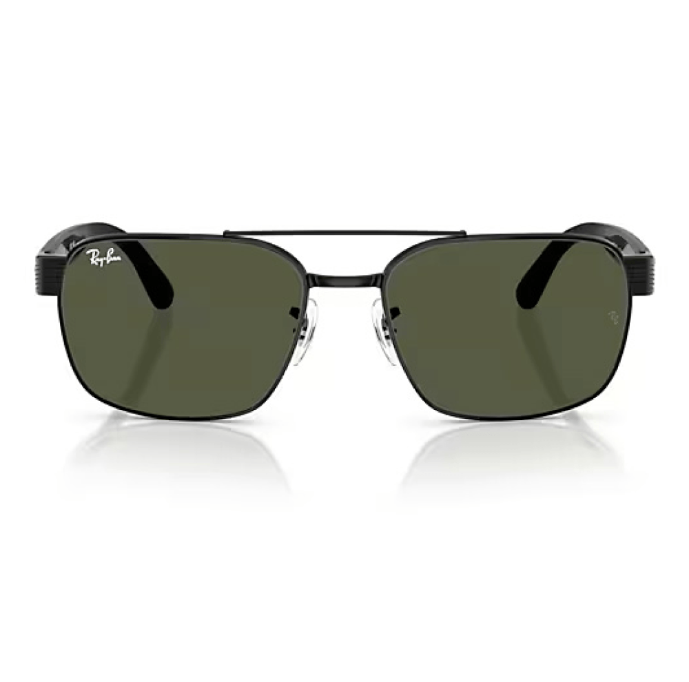 Foto 2 de Óculos de Sol Ray-Ban RB3751 Unissex Quadrado Metal Preto