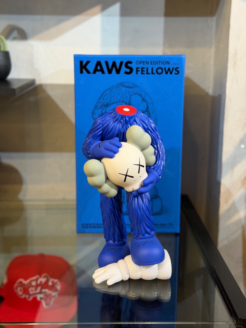 KAWS Fellows Vinyl Figure Blue — Único, Novo