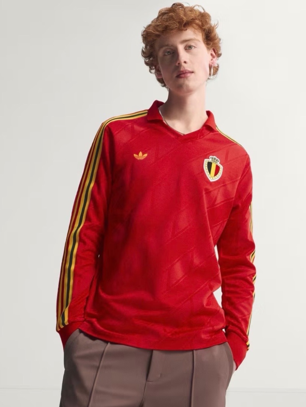 Camisa adidas I Bélgica 1986 Red — P / M / G / XG / XXG, Novo