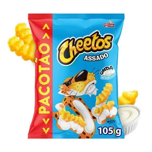 (4 Unid) Salgadinho Cheetos Onda Requeijão 105g