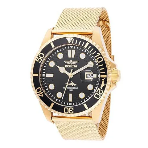 Relógio Masculino Invicta Pro Diver 43mm Dourado