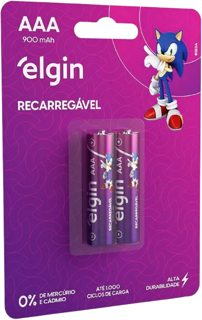 AAA-900 MAH-PILHA RECAR. BLIST.2 ELGIN