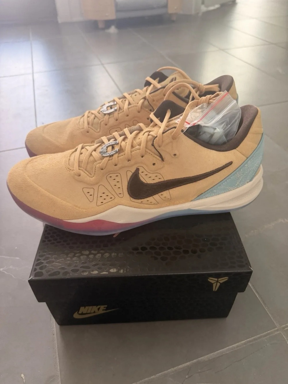 Nike Kobe 8 Protro Siempre Mio Twine Baroque Brown — 37 / 37.5 / 38 / 39 / 39.5 / 40 / 40.5 / 41 / 42 / 42.5 / 43 / 43.5 / 44, Novo