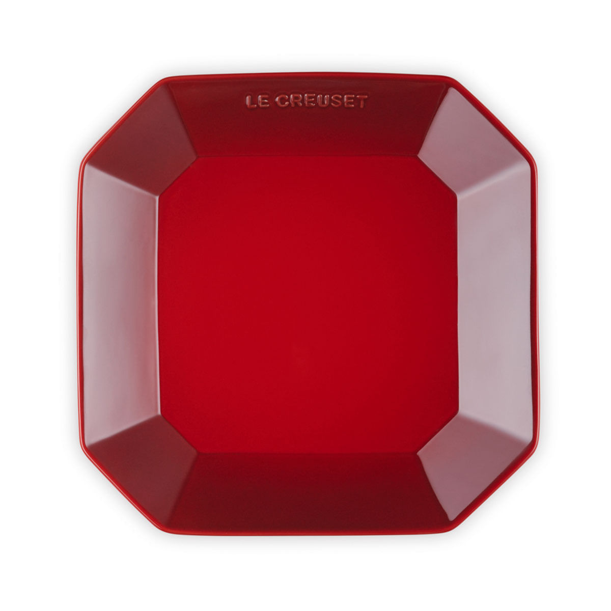 Prato Octagon 28 cm Vermelho Le Creuset